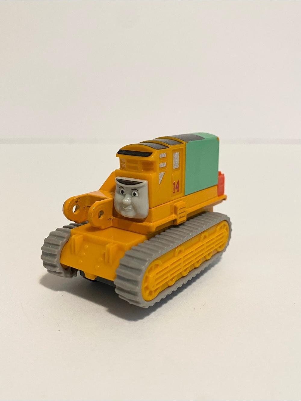 Thomas & Friends Diecast Oliver Orange Excavator Train Engine MISSING SCOOP Toy